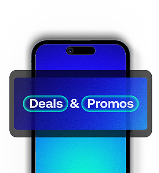 phone showing deals & promos